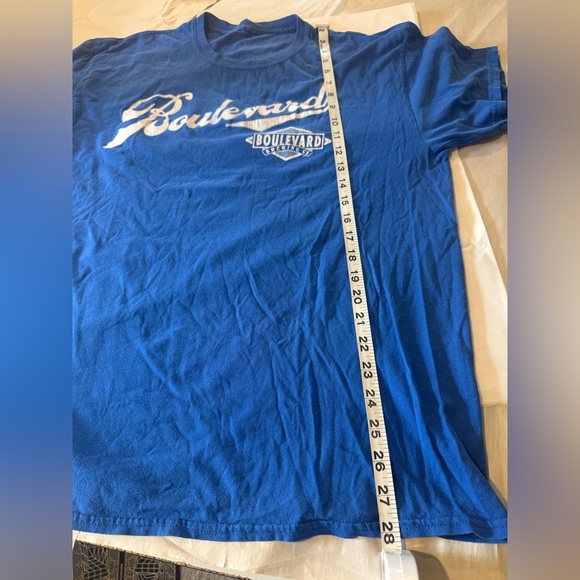 Vintage Boulevard Brewing Co. “Tank 7” Blue T-Shirt – Camp David | Size L - Picture 8 of 9